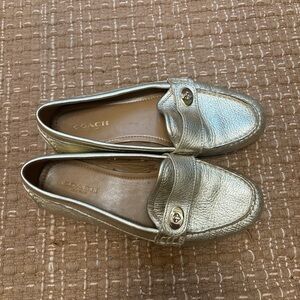 Coach Metallic Gold Women's Loafers